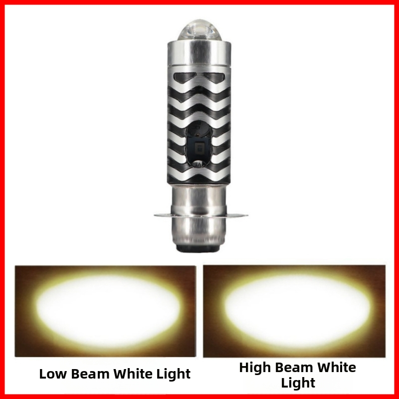 Φανάρι μοτοσικλέτας H4 με διπλό φακό - αλουμινένιο σώμα, 8-80V, IP67, 1200 lm, 12W