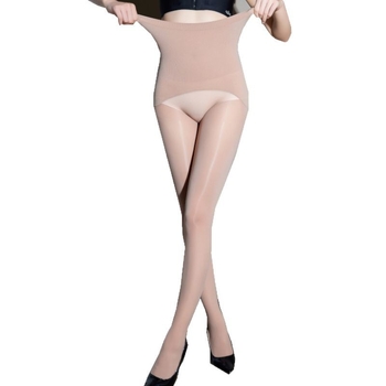 Bešivne pantyhose s visokim strukom, tanke, kontrola trbuha, protiv trenja