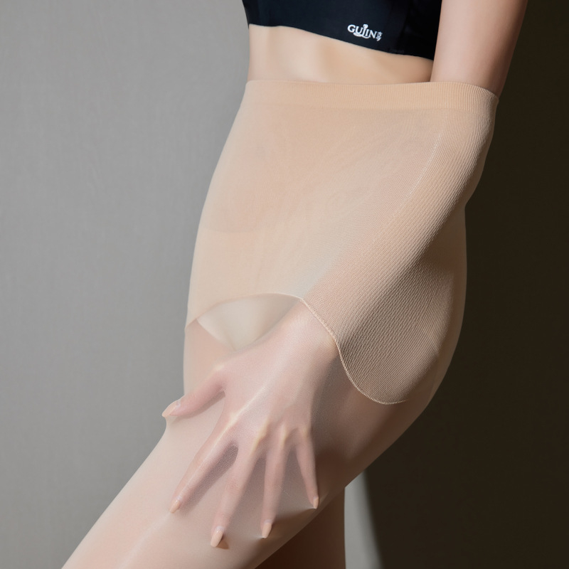 Bešivne pantyhose s visokim strukom, tanke, kontrola trbuha, protiv trenja