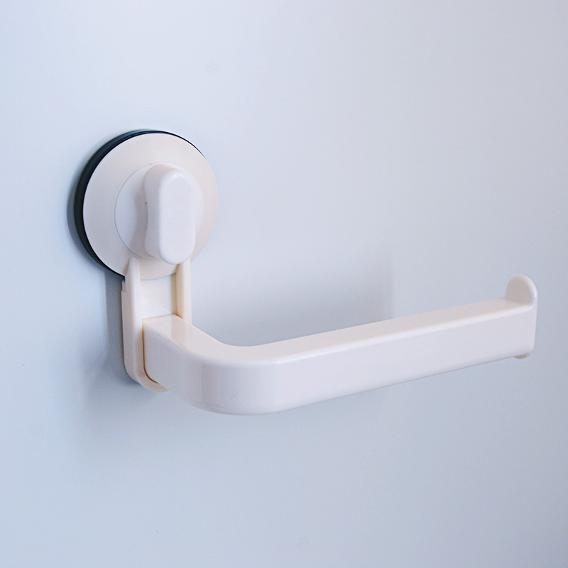 Držač toaletnog papira s usisnim čašom za kupaonicu – bez bušenja, ABS+PVC, model FT-1502, višefunkcionalno