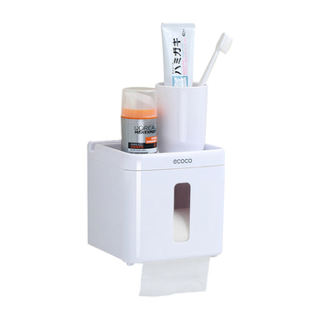 Cocoa Kompaktna vodootporna kutija za rolu toaletnog papira – bez perforacije, model 027, plastična, kupaonica