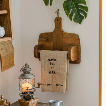 Fából készült papírtörlő tartó — fényes felület, egyedi megjelenés, tároló szervező