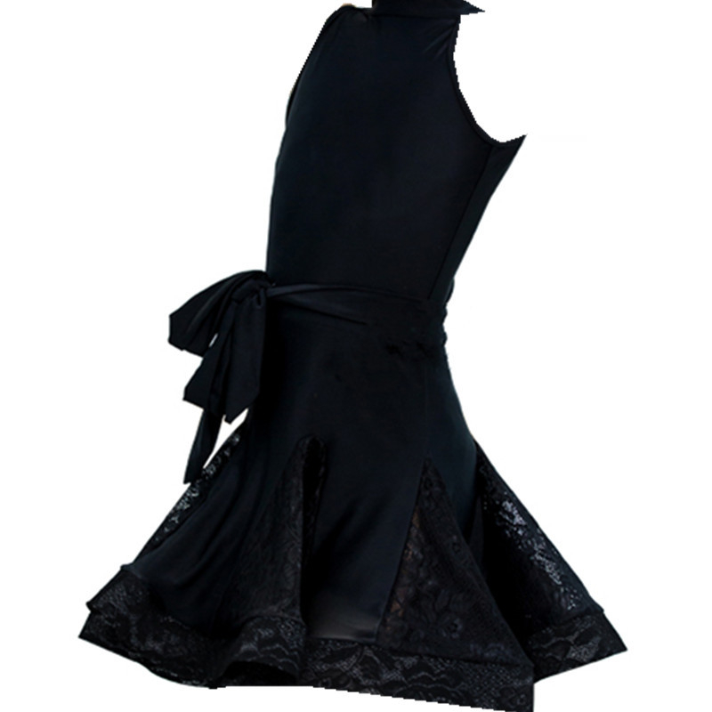 Tim Siyi Zun Dječja latino plesna haljina za djevojčice – Milk Silk tkivo s Spandexom, sve sezone plesni kostim