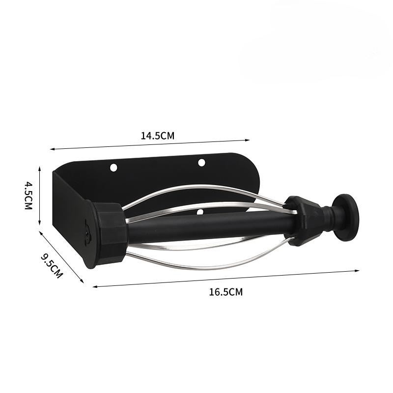 Držač papirnatih ručnika za zidnu montažu od nehrđajućeg čelika s amortizerom, ovalnog oblika