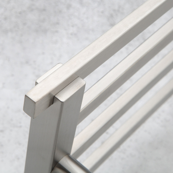 Belode stalak za ručnike od nehrđajućeg čelika 304, jedan sloj, završna obrada wire-drawing, za hotelske kupaonice, nosivost 5 kg