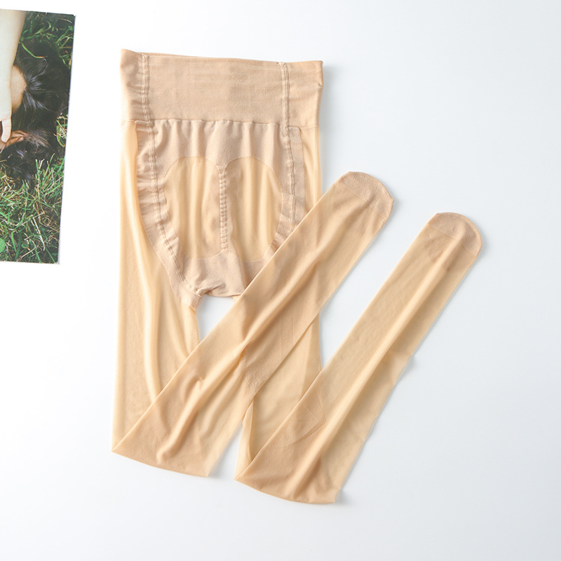 Najlon kolgotice s oblikovanjem, ultra tanke, jednobojni uzorak