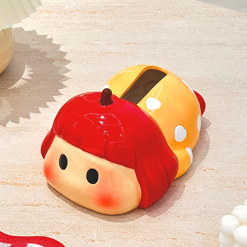 Keramička kutija za maramice za dnevni boravak – moderan minimalistički dizajn, višenamjenski držač, dekorativan