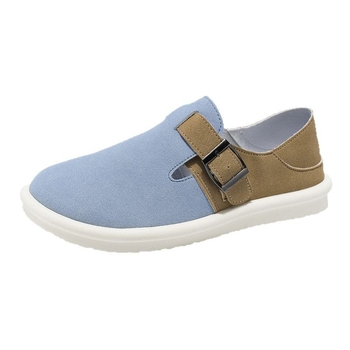 Azolla pantofi slip-on pentru bărbați, partea superioară din piele artificială, talpă din cauciuc, ușori, pentru vară