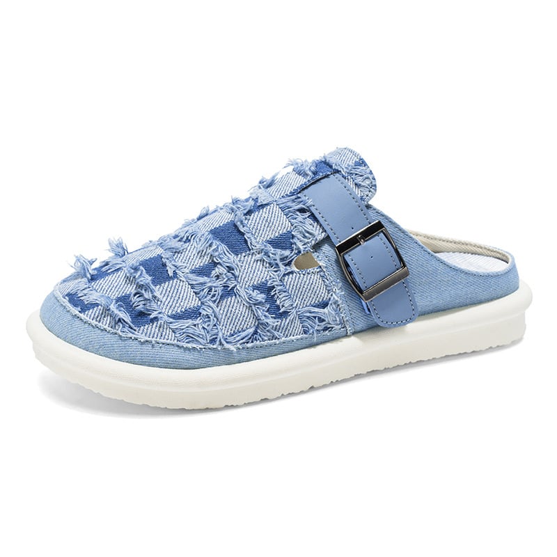 Azolla pantofi slip-on pentru bărbați, partea superioară din piele artificială, talpă din cauciuc, ușori, pentru vară