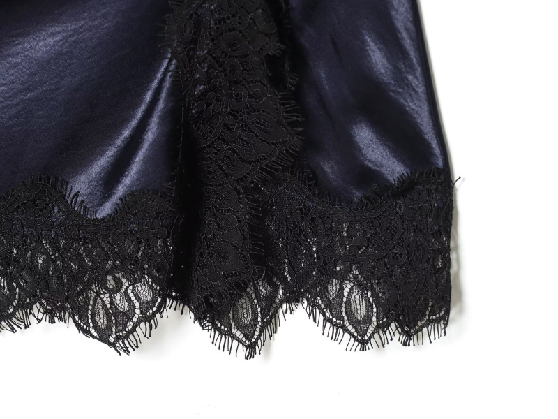 Haljina – patchwork stil, europski i američki stil, midi duljina, stojeći ovratnik, poliesterna smjesa 2535