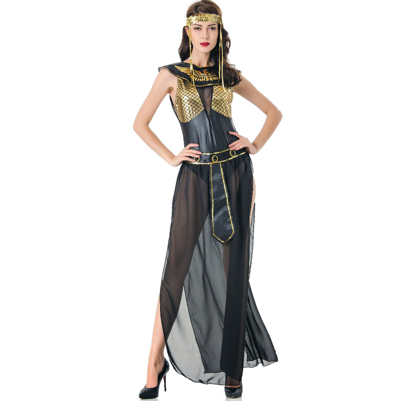 Cosplay kostim: Cleopatra inspirirana grčka božica za Halloween, PU koža, za scenski nastup, za žene