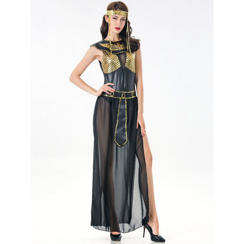Cosplay kostim: Cleopatra inspirirana grčka božica za Halloween, PU koža, za scenski nastup, za žene