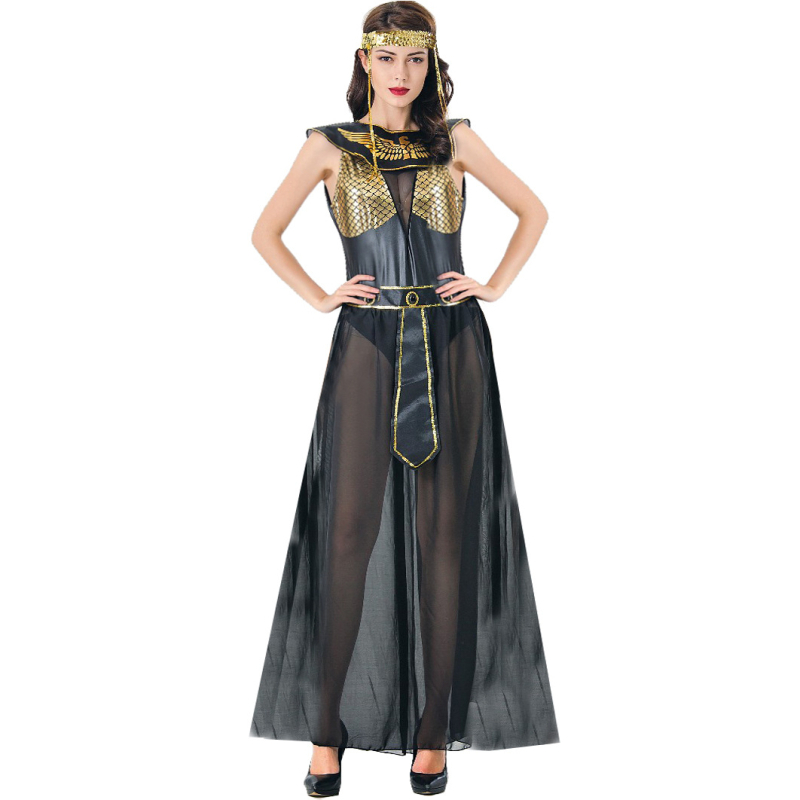 Cosplay kostim: Cleopatra inspirirana grčka božica za Halloween, PU koža, za scenski nastup, za žene