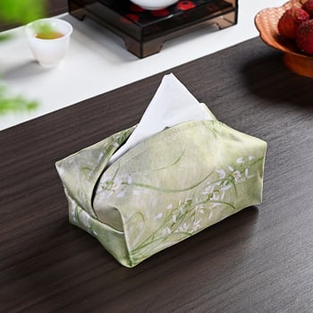Pastorális stílusú zsebkendő-doboz fedél nappalira, nem szőtt textil anyagból, vízálló, többfunkciós
