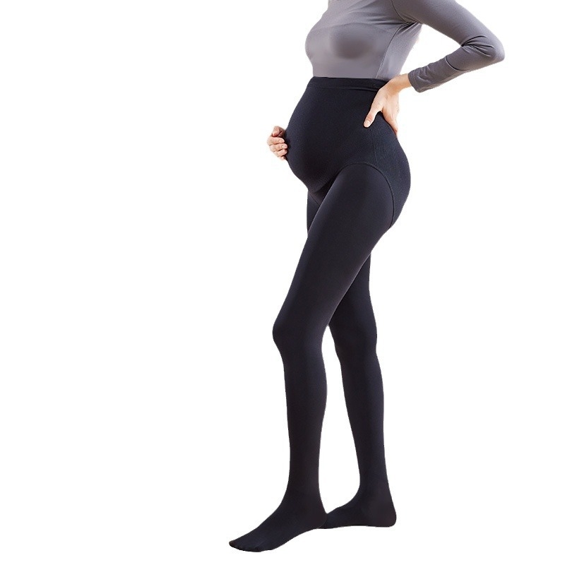 Κολάν εγκυμοσύνης με ψηλή μέση και στήριξη κοιλιάς, ρυθμιζόμενη στήριξη κοιλιάς, νάιλον ύφασμα 70–80%, λεπτές.