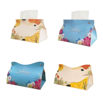 Kožna kutija za papirnate maramice — prilagodljiva, vodootporna, pogodna za auto, dnevni boravak i kupaonicu (Model XH-XSL-20250514-061)