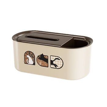 Plastična kutija za maramice s višestrukim organizatorom za daljinski upravljač, za dnevni boravak i kupaonicu, moderan minimalistički dizajn, model PY-003-1