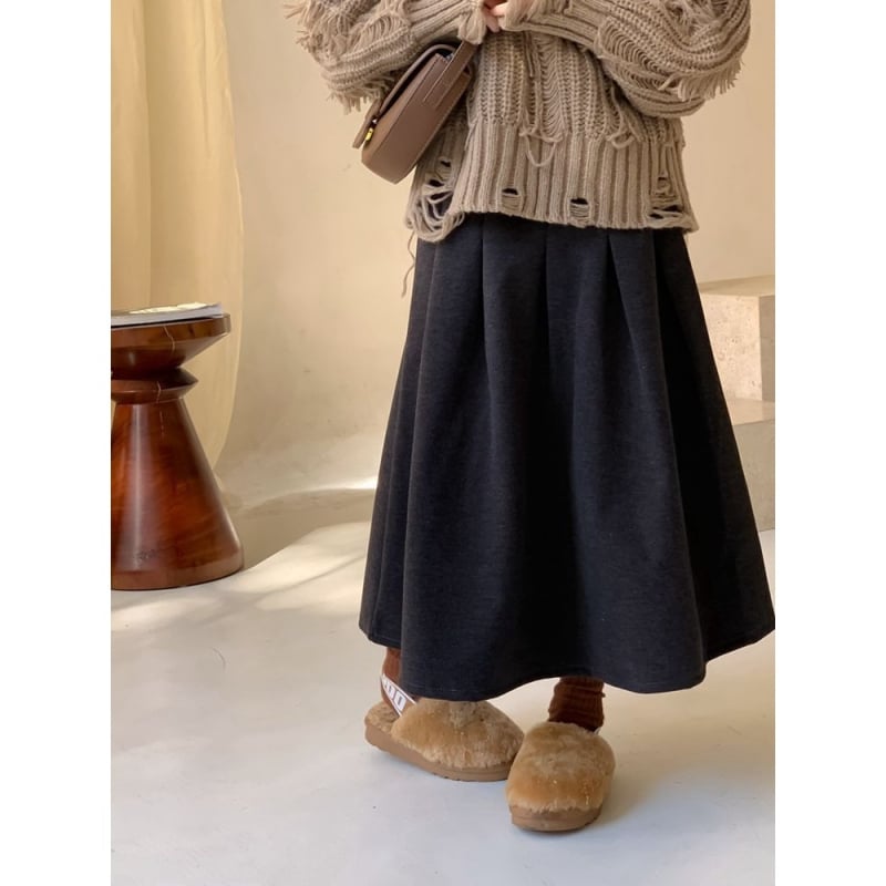 Dječja A-linija suknja – Spring pongee tkanina, 91–95% pamuk, jednostavan stil