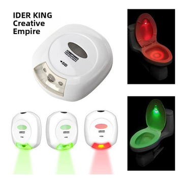 LED нощна светлина за капака на тоалетната с датчик за движение, батерийно захранване, ABS корпус, модел TL-001