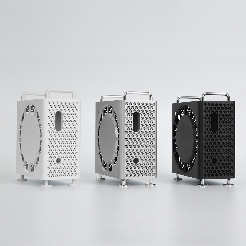 Mac mini M4/Pro védőtok állvánnyal, hűtés és zuhanás elleni védelem