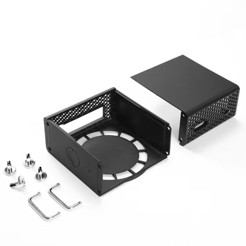 Mac mini M4/Pro védőtok állvánnyal, hűtés és zuhanás elleni védelem