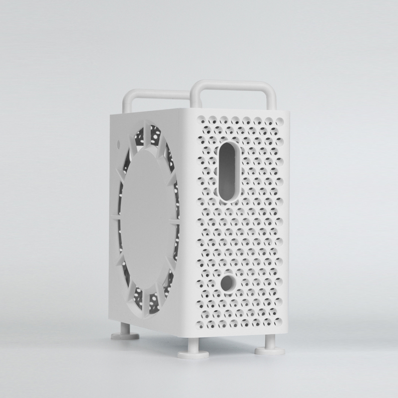 Mac mini M4/Pro védőtok állvánnyal, hűtés és zuhanás elleni védelem