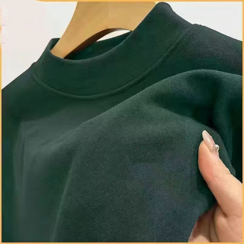 Muški majica od flisa za bazni sloj, okrugli izrez, uski kroj, dugi rukavi, 91-95% poliester