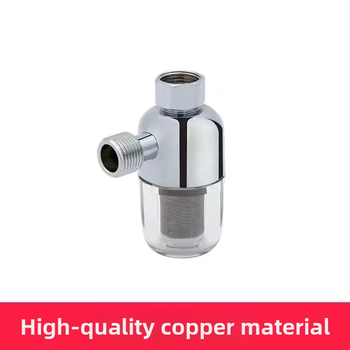 Filtru frontal de apă pentru alimentarea casei — ABS + oțel inoxidabil, Model Front 01, elimină impurități mari din apă și protejează electrocasnicele (intrarea apei la boiler, mașina de spălat, toaletă inteligentă)