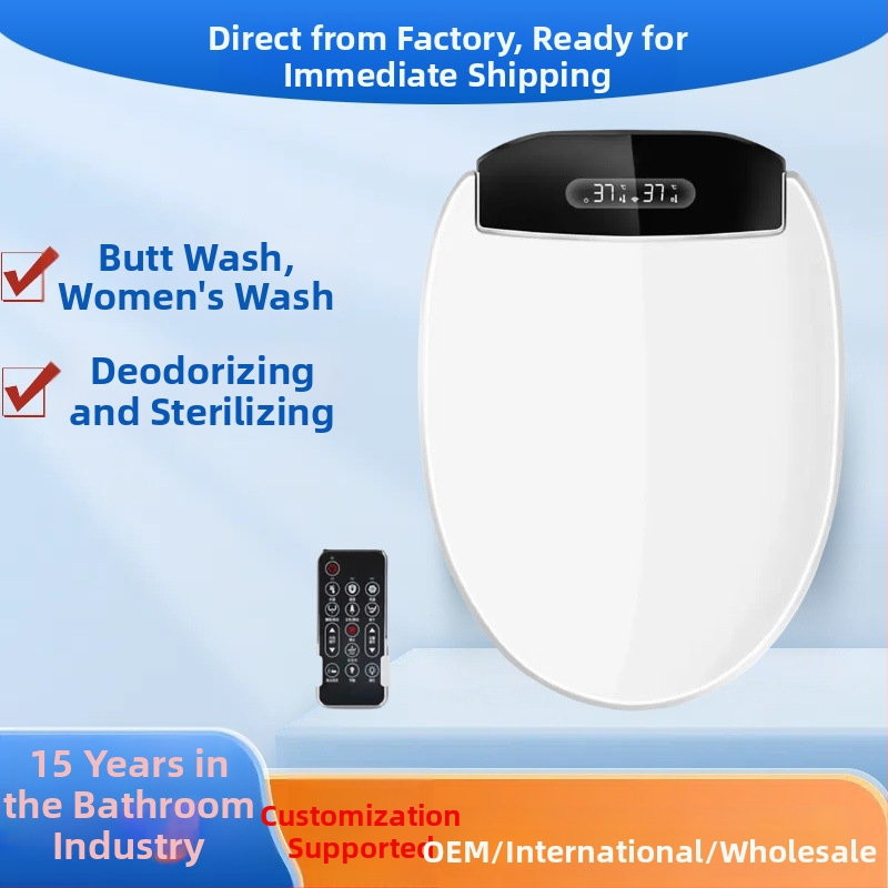 Inteligentný kryt na toaletu, ABS materiál, okamžité zohrievanie, zohrievanie sedadla, nastavenie teploty vody, model V32