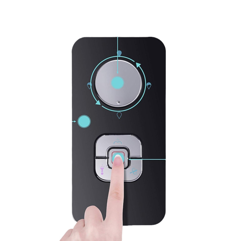 Bidet s dvojitými tryskami, samočistenie, inteligentné ovládanie, ABS materiál