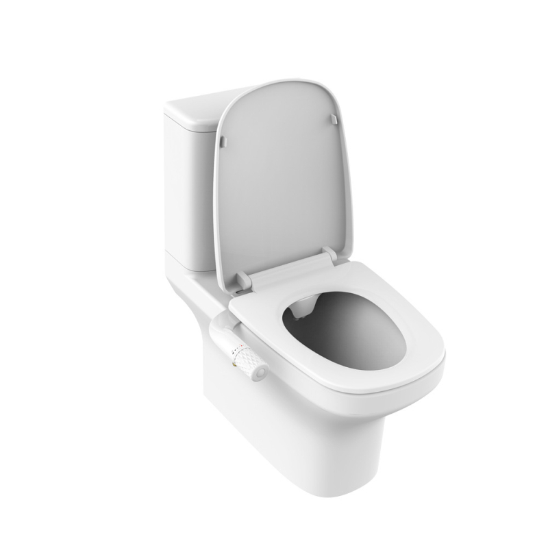WC sedadlo s bidetom, ABS materiál, ručné ovládanie, moderný minimalistický dizajn, Haoehhl značka