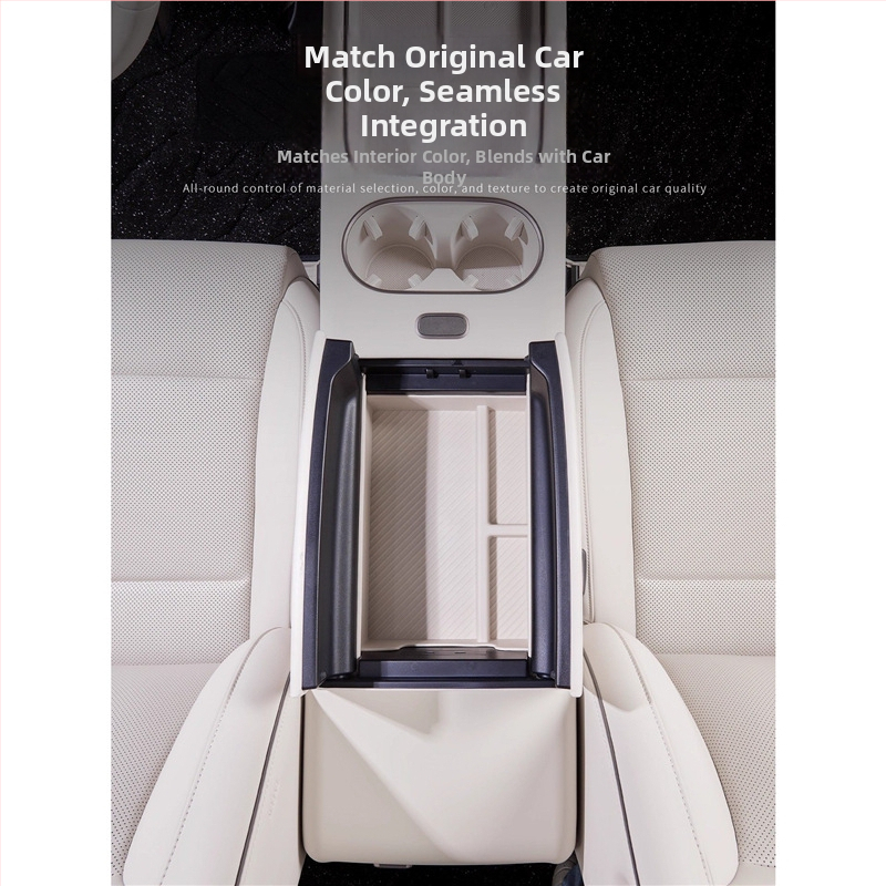 Organizér úložného priestoru centrálny konzoly – koža – Značka Lutu Auto Parts – Kompatibilné s Ideal i6