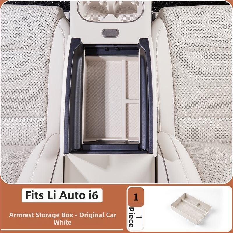 Organizator pentru consola centrală – piele – Brand Lutu Auto Parts – Compatibil cu Ideal i6