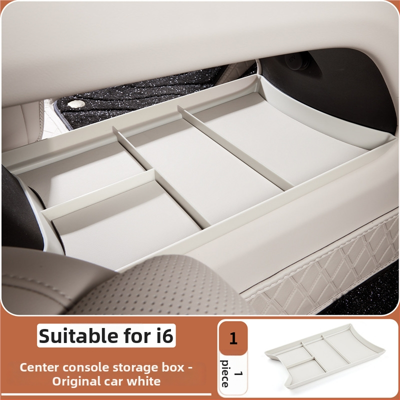 Organizator pentru consola centrală – piele – Brand Lutu Auto Parts – Compatibil cu Ideal i6