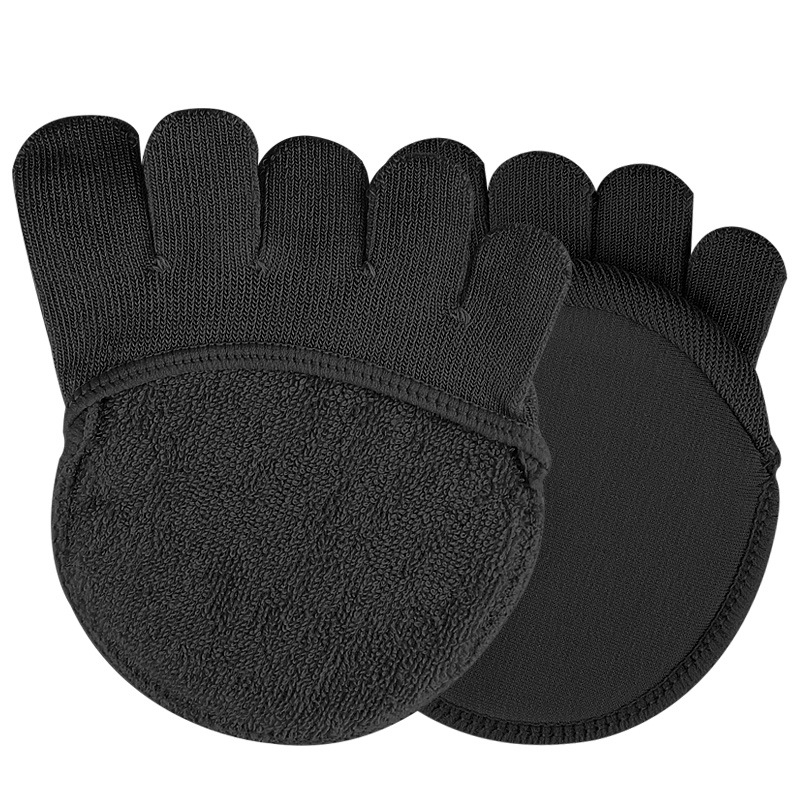 Nyitott ujjas ötféle zokni – láthatatlan, nyárra ideális, vékony, egyszínű, akril, izzadságfelszívó, egyszálas kötés