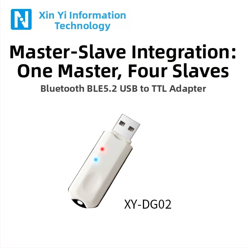 BLE 5.2 USB към TTL безжичен адаптер с виртуален сериен порт – Dongle-02, един към много