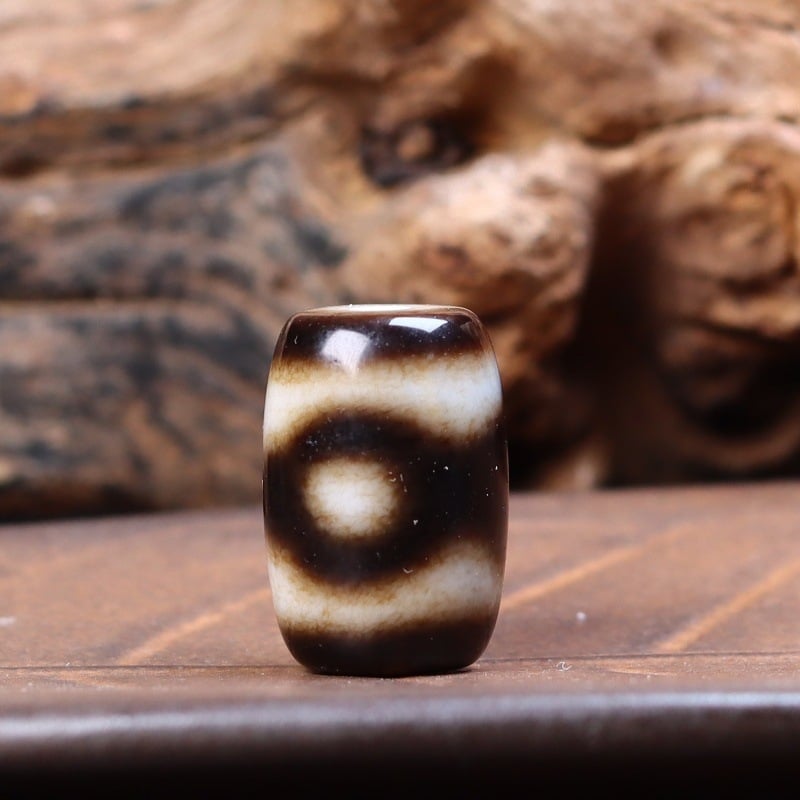 Mărgele de agat - model dinte de tigru, procesare prin picurare de ulei, mărgele libere, stil de înaltă clasă