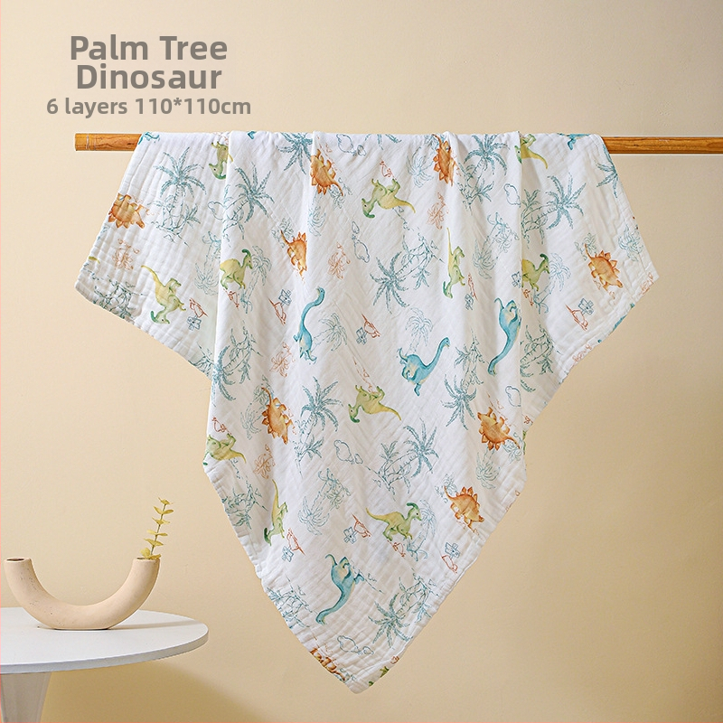 Bolin Lily Бебешка кърпа за баня от чист памук-марля, 46 нишки, 300–400 г, за бебета