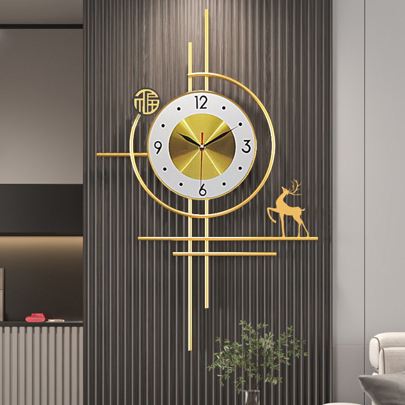 Ρολόι τοίχου με ηλιακή τροφοδοσία, αθόρυβη κίνηση, μεταλλική κατασκευή, μεταλλικός καντράν, πλαστικό καθρέφτης