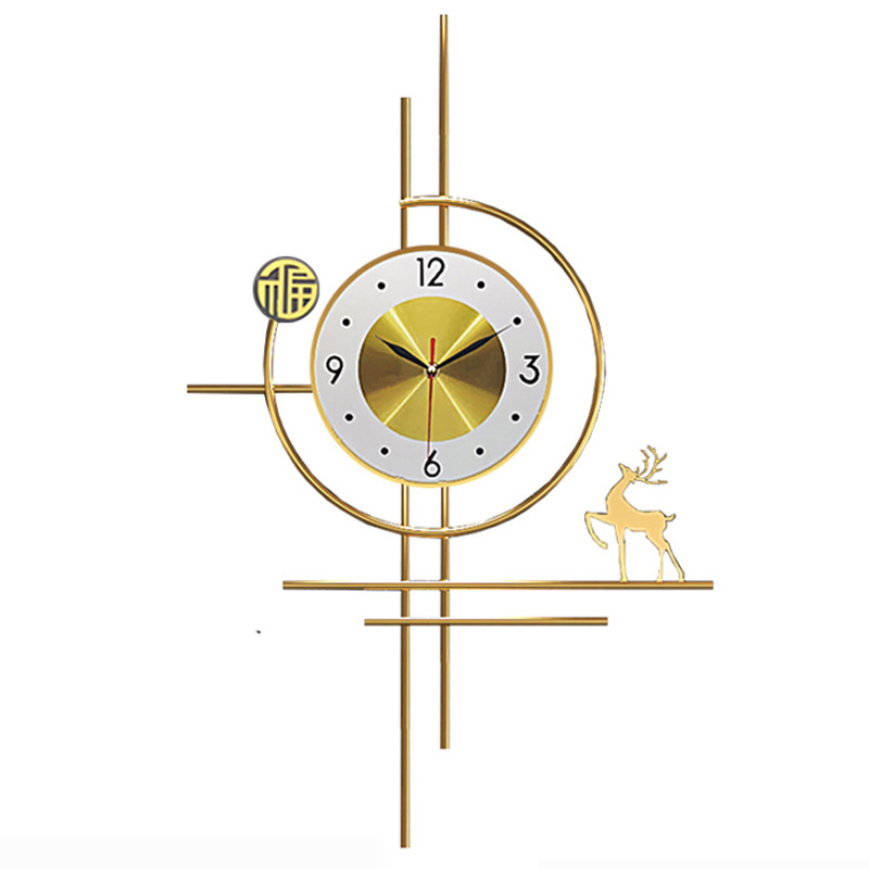 Ρολόι τοίχου με ηλιακή τροφοδοσία, αθόρυβη κίνηση, μεταλλική κατασκευή, μεταλλικός καντράν, πλαστικό καθρέφτης