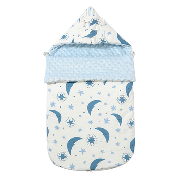 Spavaća vrećica za bebe, 0-1 godina, pamuk, podstava fleece, punilo svila-pamuk, zatvarač najlon