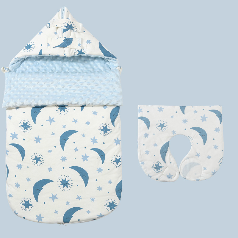 Spavaća vrećica za bebe, 0-1 godina, pamuk, podstava fleece, punilo svila-pamuk, zatvarač najlon