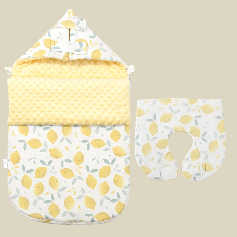 Spavaća vrećica za bebe, 0-1 godina, pamuk, podstava fleece, punilo svila-pamuk, zatvarač najlon