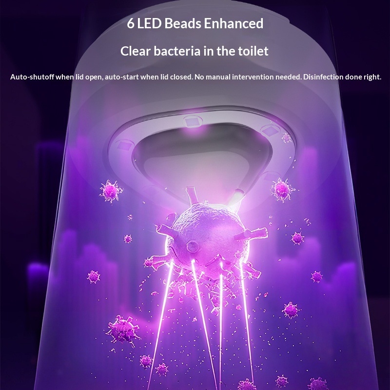 Έξυπνο φως καπακιού τουαλέτας με αισθητήρα επαγωγής, πλαστικό περίβλημα, τάση ≤36V, μοντέλο TZ-6745