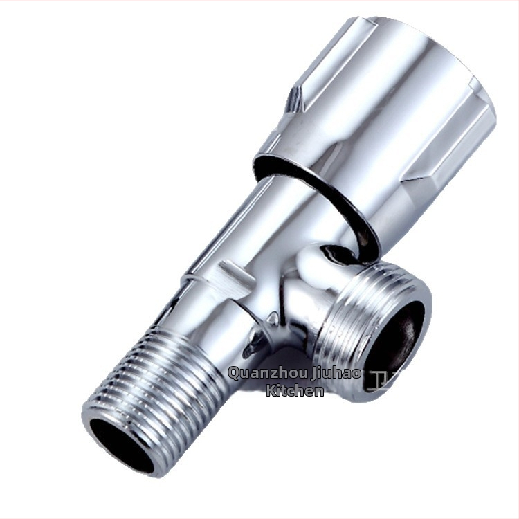 Medený uholný ventil V6114 pre systém teplej vody — závit, Ø20 mm, tlak 1,2 MPa