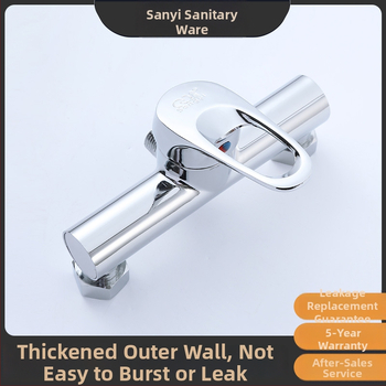 Valvă de amestec încastrată în perete pentru duș – aliaj de zinc, model SF-3C, miez ceramic, structură dublă, temperatură de lucru 99°C