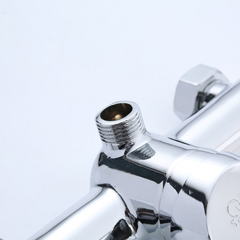 Valvă de amestec încastrată în perete pentru duș – aliaj de zinc, model SF-3C, miez ceramic, structură dublă, temperatură de lucru 99°C