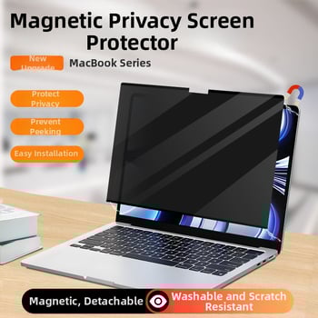Protecție ecran magnetic pentru MacBook Air M2 – folie de confidențialitate PET