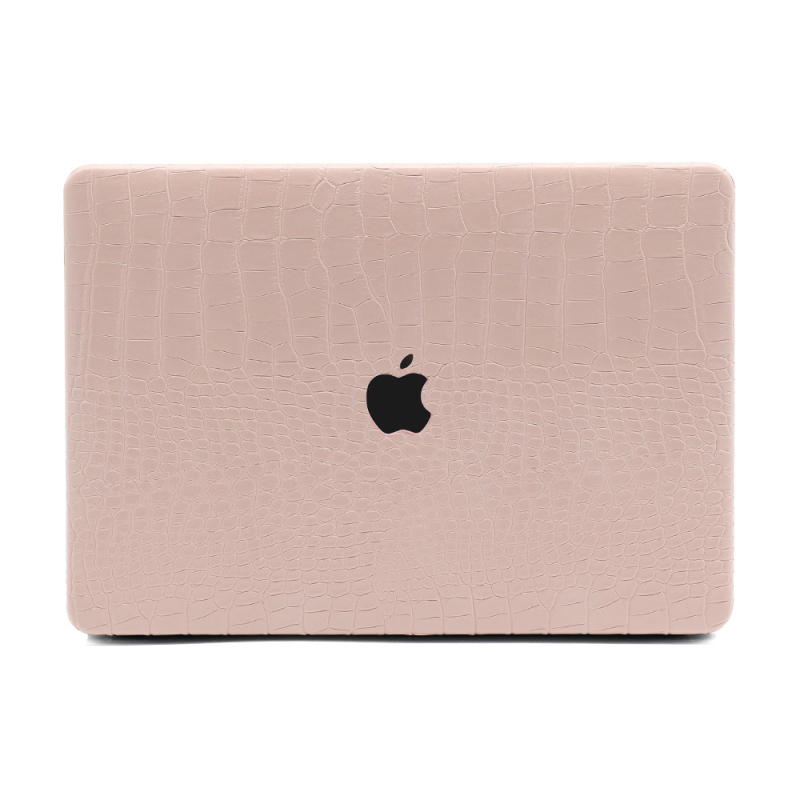 Husă de protecție MacBook Pro/Air – textură de crocodil, plastic și piele artificială, 2022