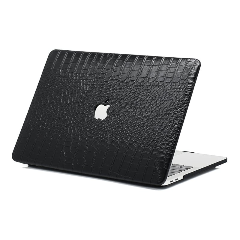 Husă de protecție MacBook Pro/Air – textură de crocodil, plastic și piele artificială, 2022